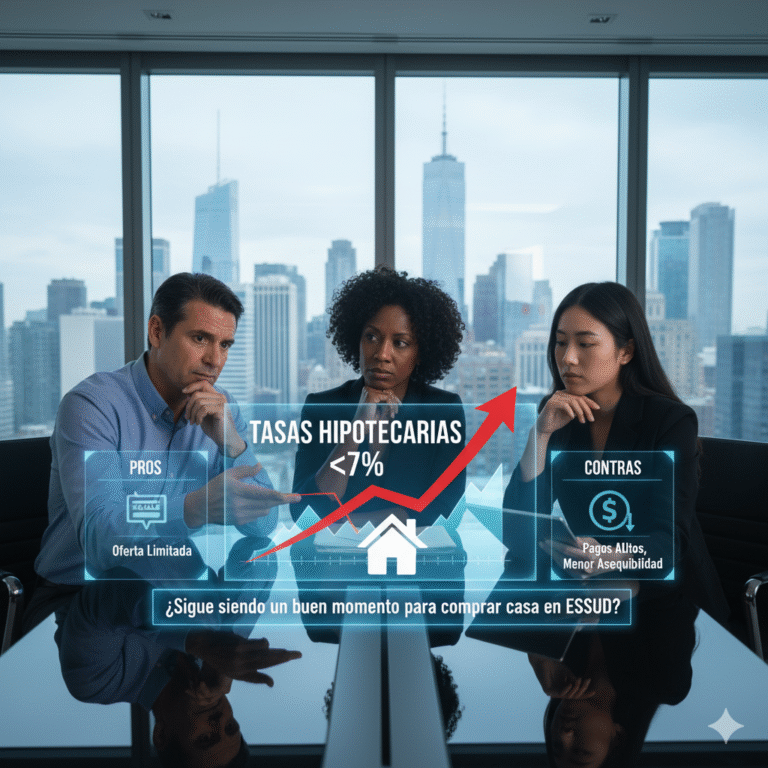 Las tasas hipotecarias siguen por encima del 7%: ¿Sigue siendo un buen momento para comprar casa en EEUU?