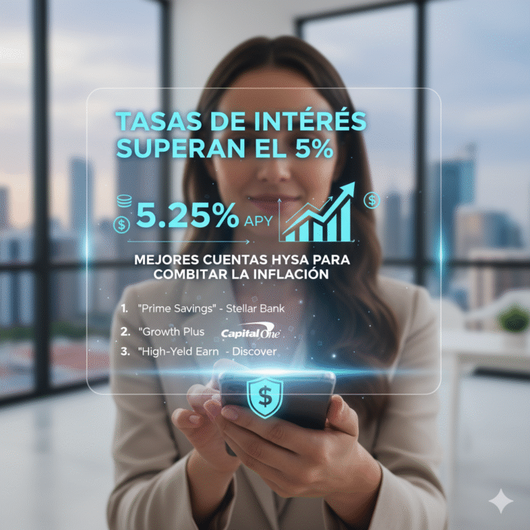 Tasas de interés en cuentas de ahorro superan el 5%: Las mejores cuentas HYSA para combatir la inflación ahora mismo.